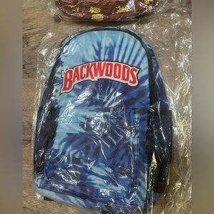 Backwoods Blue Tie-Dye Backpack
